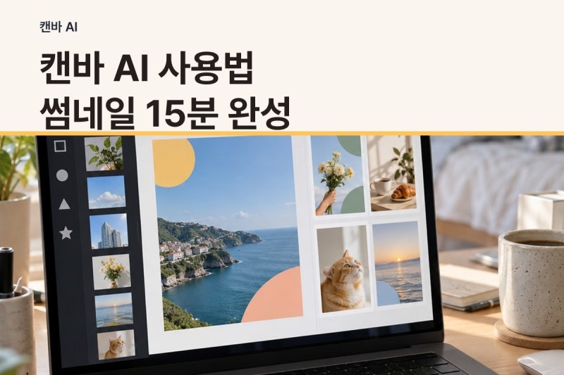 캔바 AI 사용법 무료로 블로그 썸네일과 카드뉴스 초안 15분 만에 만드는 법
