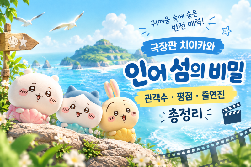 [극장판 치이카와 인어 섬의 비밀 관객 수와 흥행 돌풍 이유]