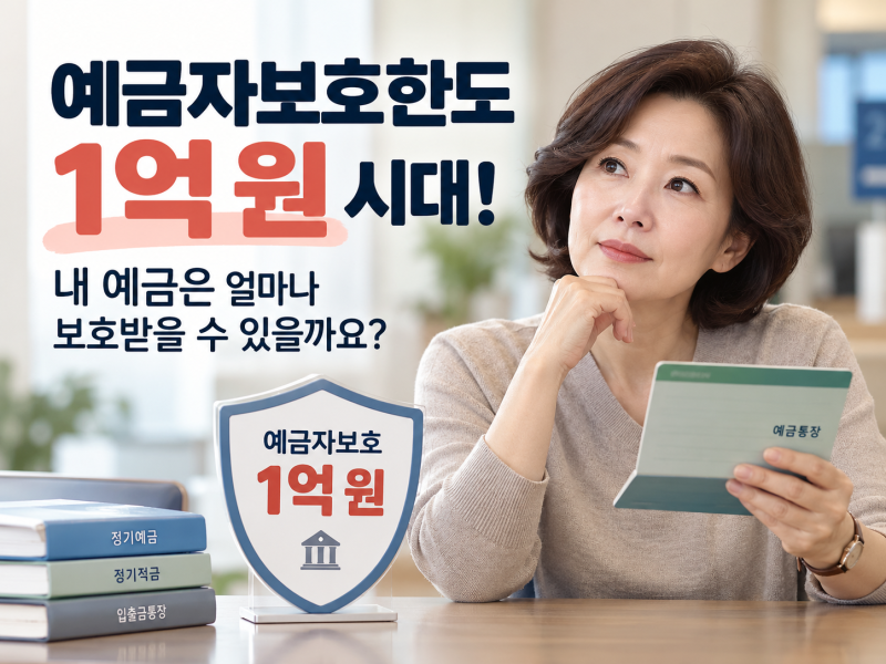 예금자보호제도! 은행원이 알려드립니다.