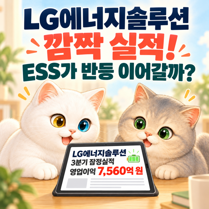 반도체 주가 주춤한 사이 LG에너지솔루션 깜짝 실적...ESS가 반등을 이어갈까?