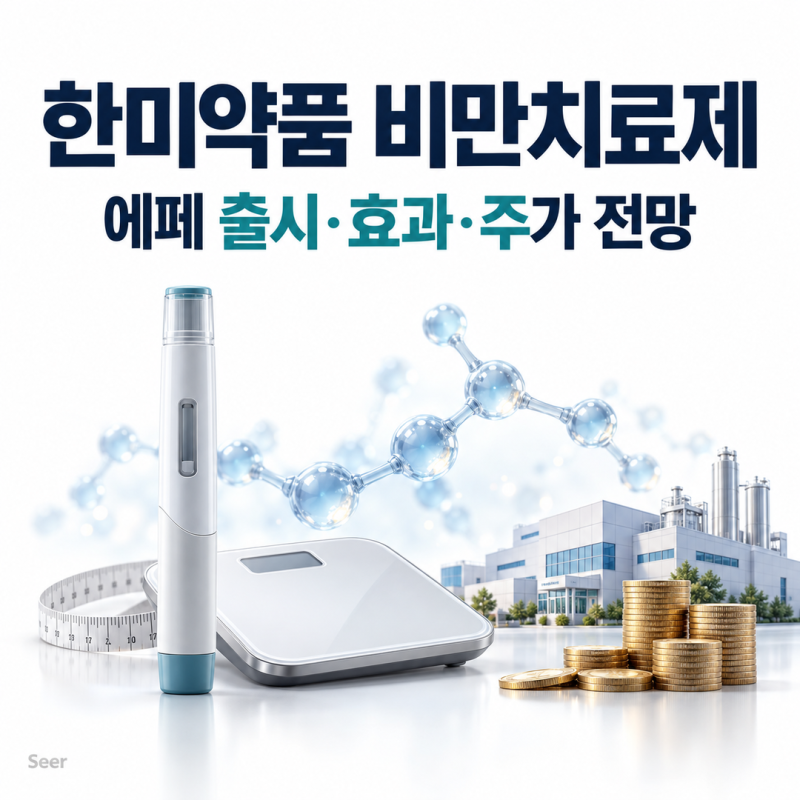 [코스피] 한미약품 비만치료제 에페 위고비·마운자로를 넘어설 수 있을까? 에페 출시일·효....