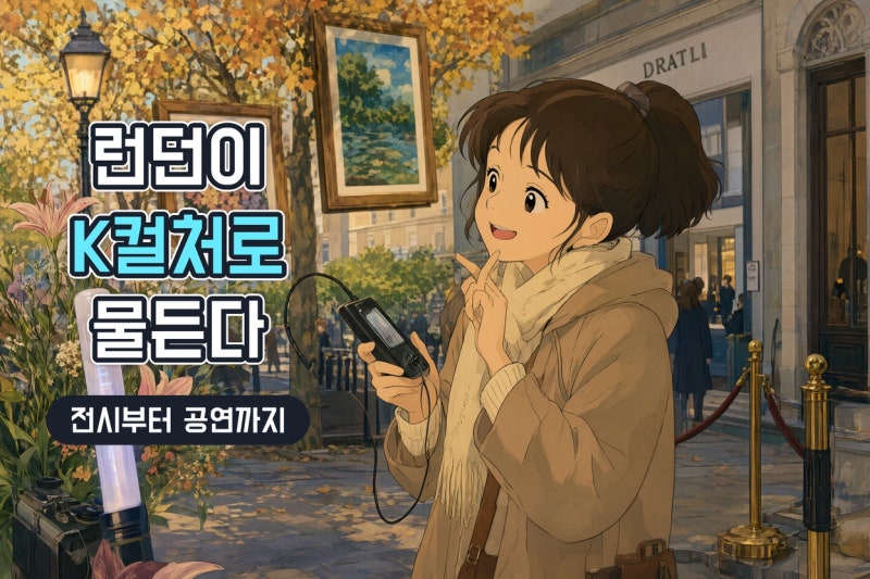 10월 런던 K컬처 총출동, 이병헌 오디오 투어부터 사치 갤러리 페이스 투 페이스까지