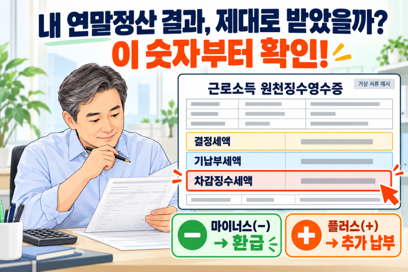 연말정산 끝났다고 안심하면 손해!｜원천징수영수증 보는 법과 누락 공제 확인