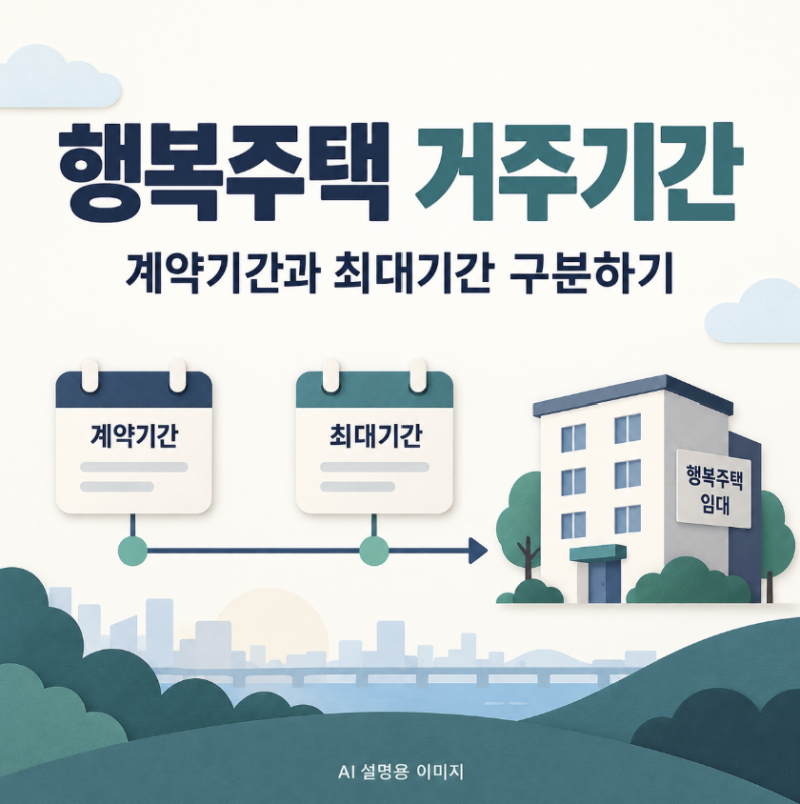 행복주택 청년 최대 10년, 계약서에는 왜 2년이라고 적혀 있을까요?