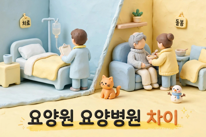 요양원 요양병원 차이, 비용보다 먼저 볼 장기요양등급과 간병비