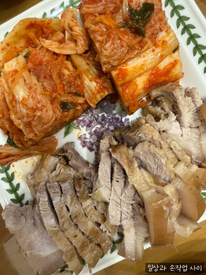 압력밥솥 수육 만들기, 쌍화탕 한 병 넣은 앞다리살 수육 레시피