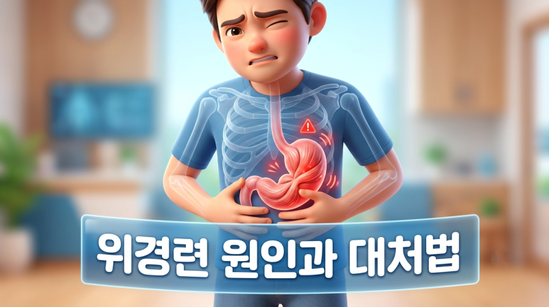 속 쓰리고 신물 오르는데 역류성 식도염이 아니다? '위경련' 원인 및 응급 대처법