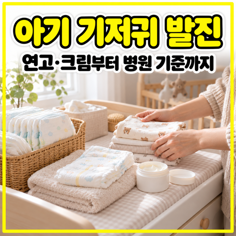 아기 기저귀 발진 연고 아무거나 발라도 될까? 크림·파우더·리도맥스와 병원 기준