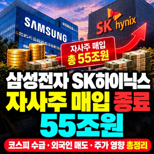 삼성전자 SK하이닉스 자사주 매입 종료 시기 규모 자사주 소각 주가 영향 총정리