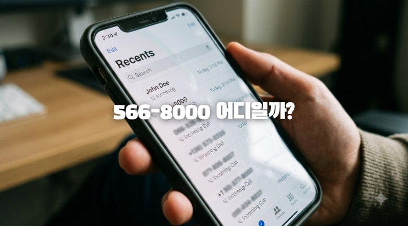 566-8000 어디일까? 한화손해보험 고객센터 전화번호 확인