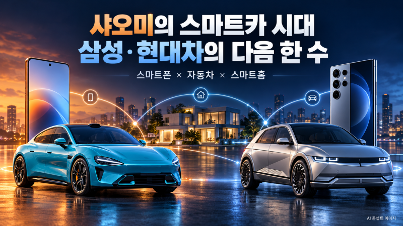 샤오미 전기차의 진짜 경쟁력은 스마트폰에 있다… 삼성·현대차 협업이 주목받는 이유
