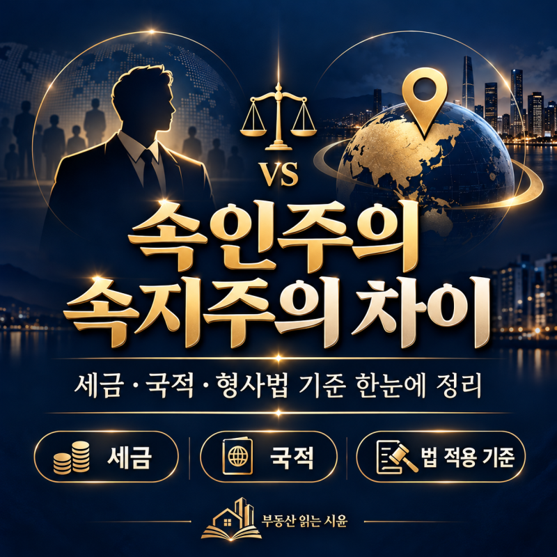 속인주의 속지주의 차이Ⅰ국적·세금·해외소득 기준까지