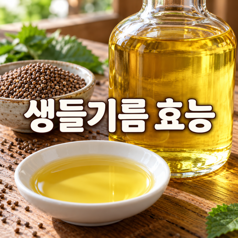 생들기름 효능, 차원이 달라 식물성 오메가3 어떻게 먹고 활용할 수 있을까?