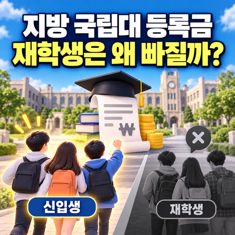 2027년 지방 국립대 등록금 전액 지원… 기존 재학생 어떻게 되는 거지?(확대 추진 계획)