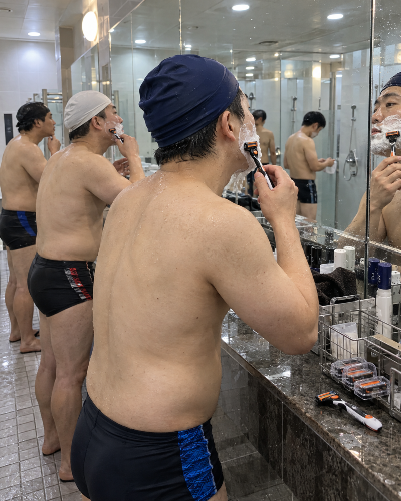 수영장 면도기 추천 가성비 좋은 위크 질레트 호환용 면도날 후기