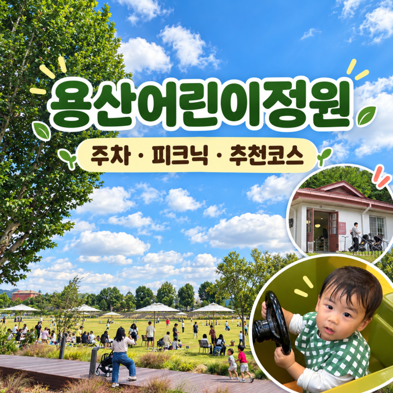 서울 아이랑 가볼만한 곳｜용산어린이정원 주차·추천코스 총 정리