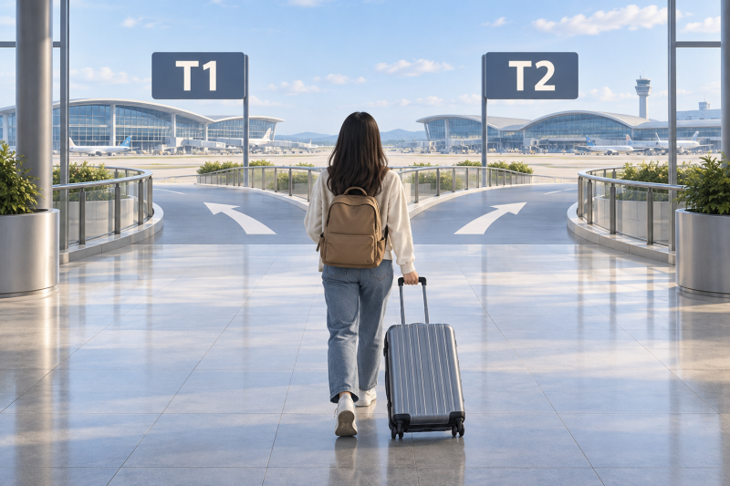 인천공항 1터미널 2터미널 차이, 이동, 셔틀버스까지 총정리