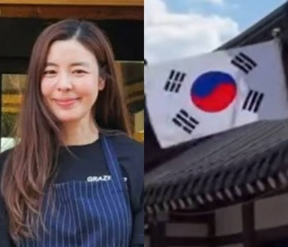 김규리, 한글날 ‘뒤집힌 태극기’ 논란 총정리｜카페 앞에서 무슨 일이 있었나?
