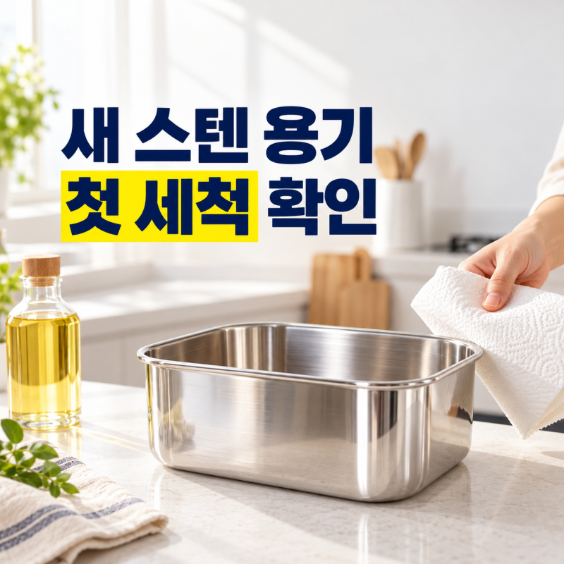 스텐 연마제 제거 방법, '식용유가 녹인다'는 말이 정확하지 않은 이유