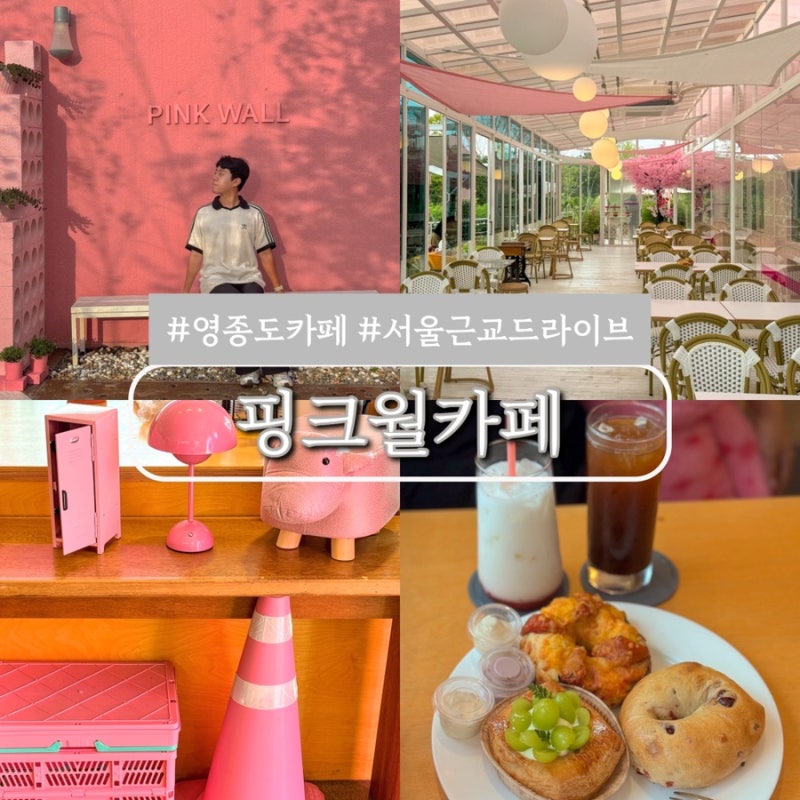 영종도 을왕리 핑크월카페 반려견과 편하게 즐기는 애견동반 카페