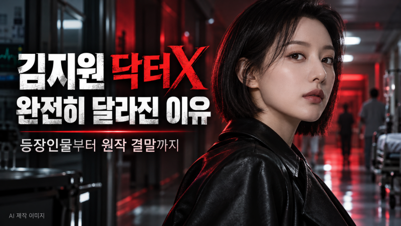 김지원 닥터X, 완전히 달라진 이유…줄거리부터 등장인물·원작결말까지