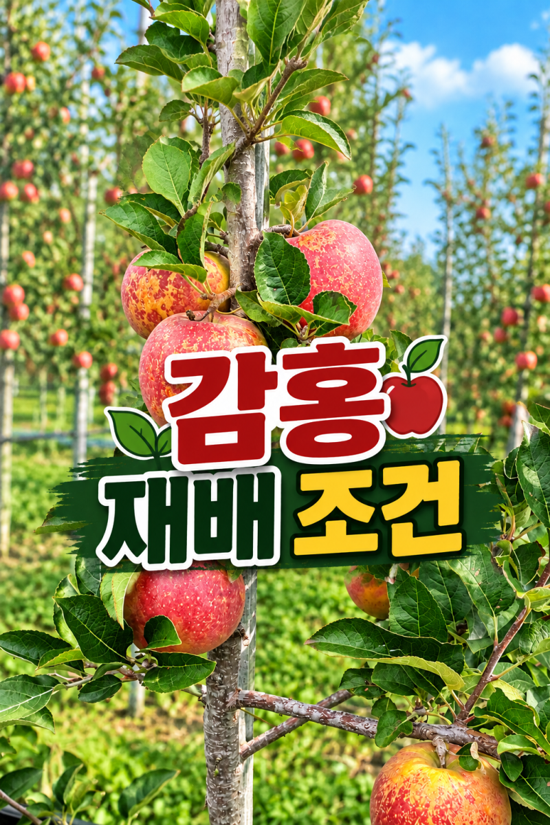 감홍 사과 묘목 심기 전 꼭 알아야 할 재배 조건｜고두병부터 지역 선택까지