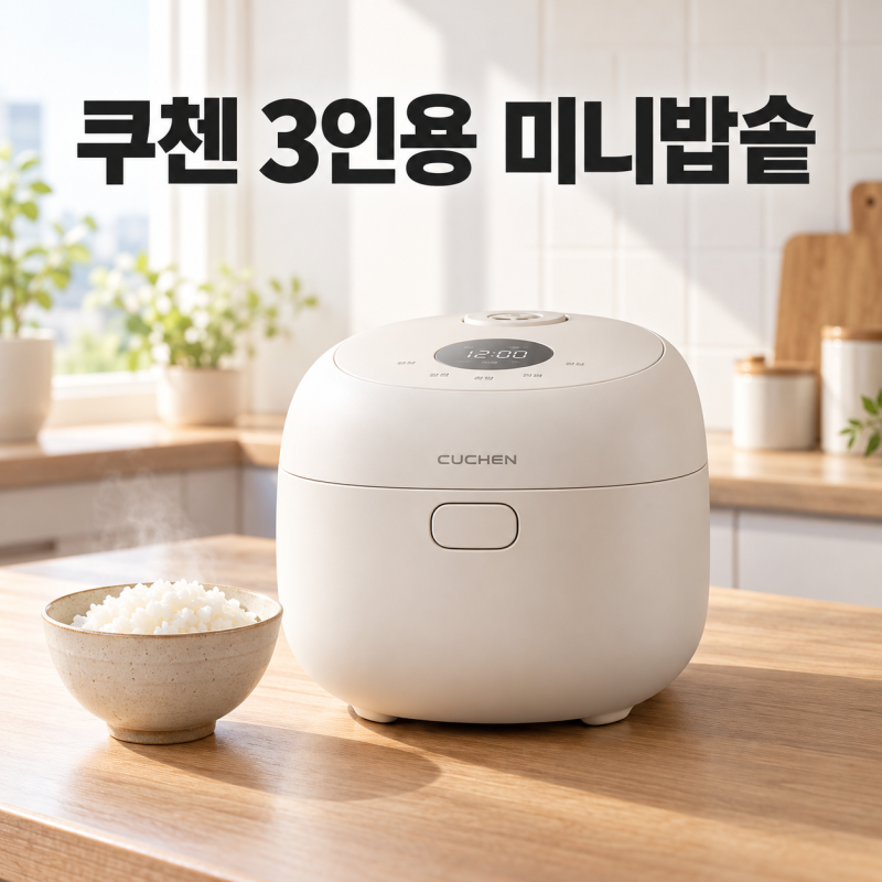 쿠첸 3인용 미니밥솥 1~2인 가구가 확인할 기능과 모델 차이