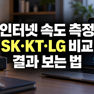 인터넷 속도 측정 방법: SK KT LG유플러스, 추천 사이트, 결과 보는 법