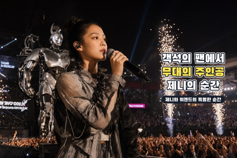 제니, 8년 전 객석의 팬에서 위켄드와 함께 선 무대의 주인공으로