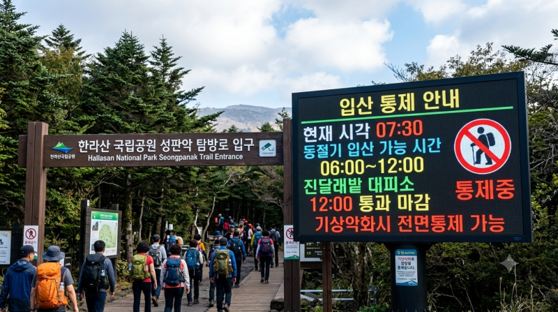 [한라산 등산코스 추천] 초보자도 가능한 성판악 코스 주차장 및 소요시간 정리