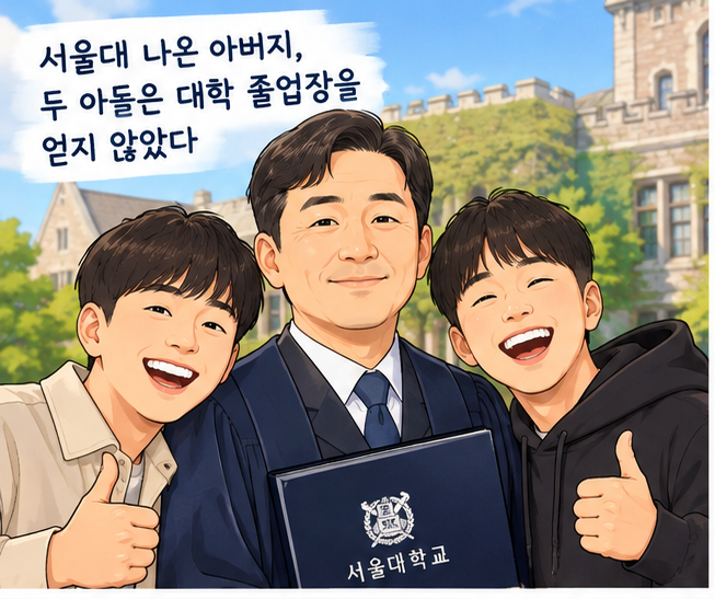 서울대 나온 아버지인데… 두 아들은 대학 졸업장을 얻지 않았다, 양세형 집안의 교육법
