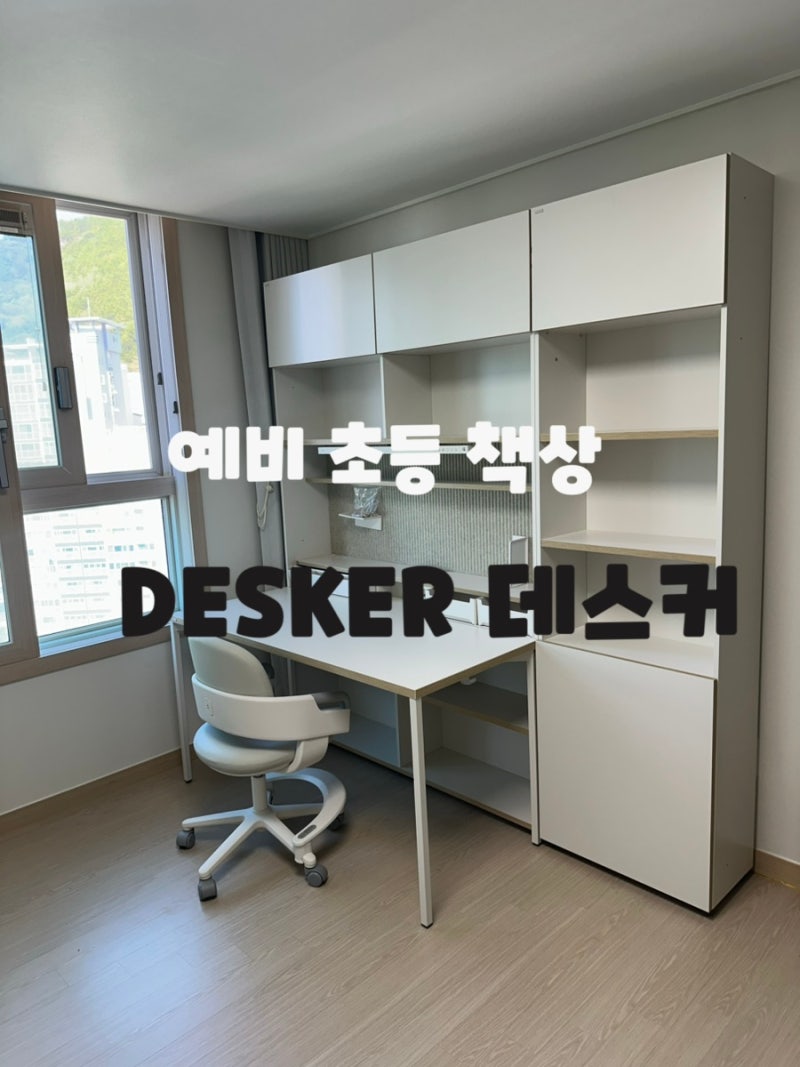 예비 초등학생 책상 추천, 데스커 구매 후기