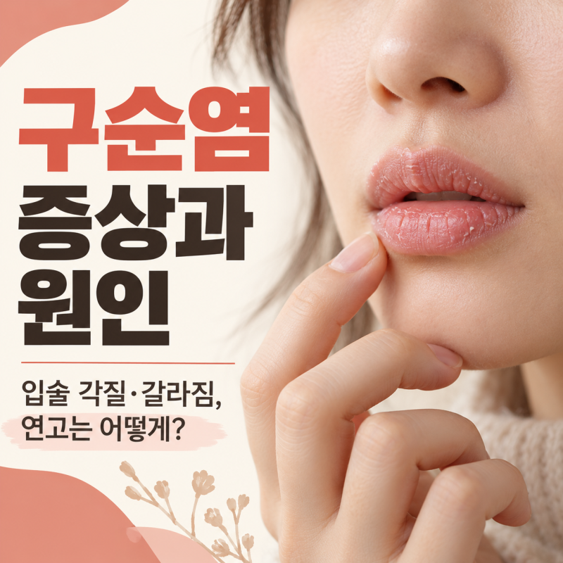 구순염 증상과 원인, 입술 각질·갈라짐에 연고는 어떻게 쓸까?