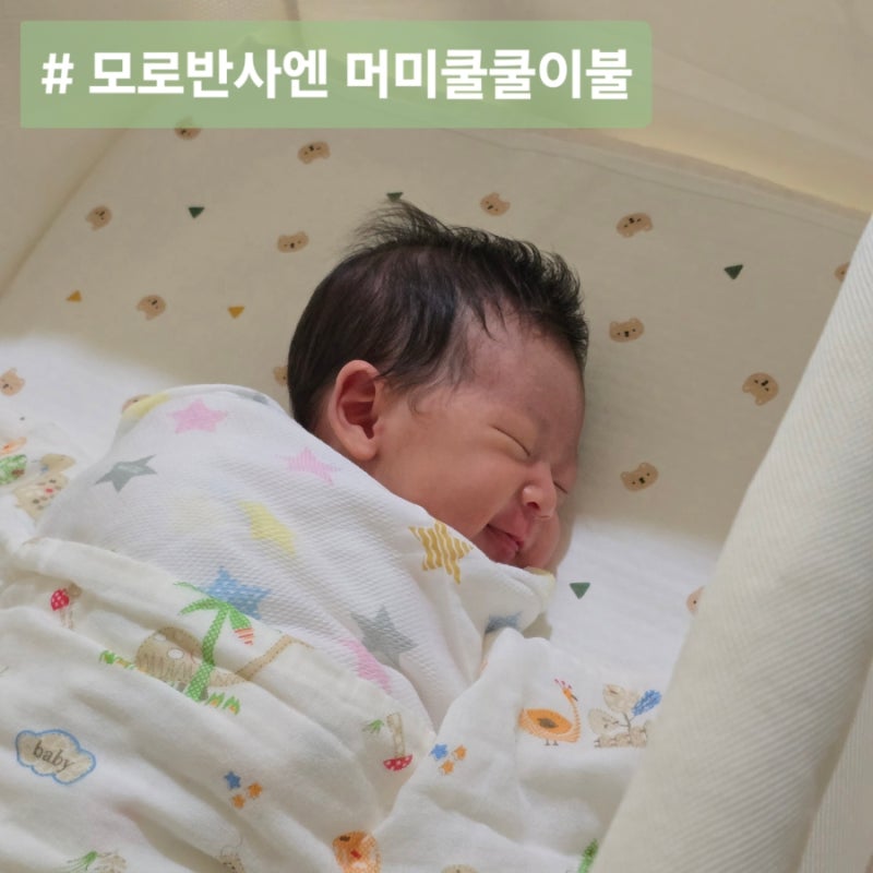 생후 15일 신생아 머미쿨쿨 올인원 사용 후기
