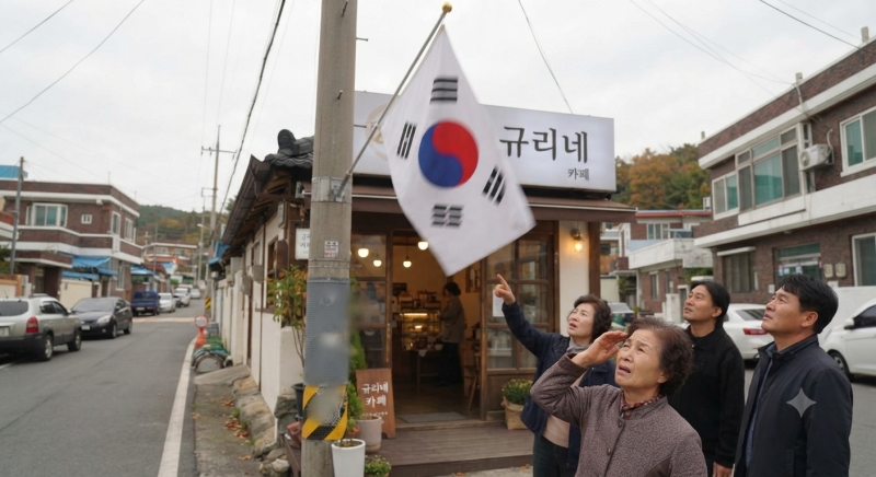 한글날 앞두고 터진 김규리 카페 태극기 논란, 알고 보니 뜻밖의 사실?