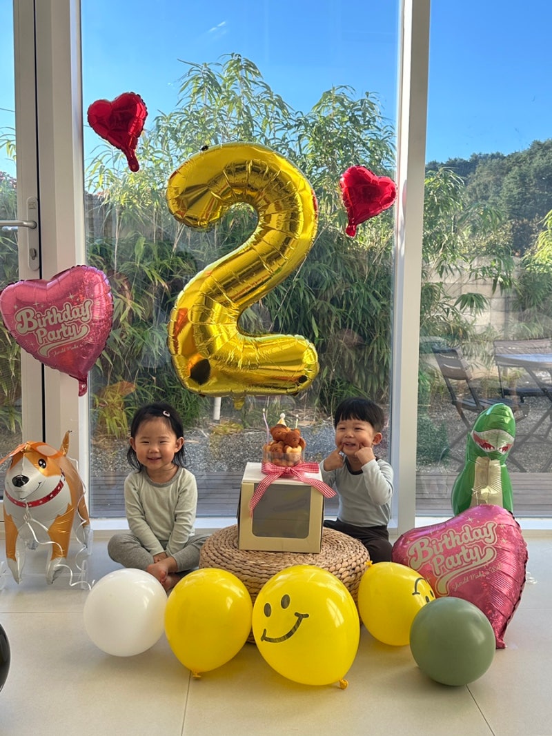 아기랑 가기 좋은 강릉 독채 키즈펜션 | 연소담 다동 후기(with. 둥이들 두돌생일파티)