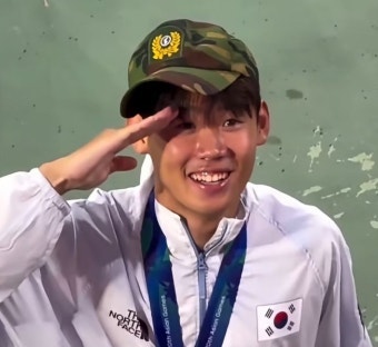 금메달 박승수 '메롱' 논란, '전역모' 인증샷까지 재조명