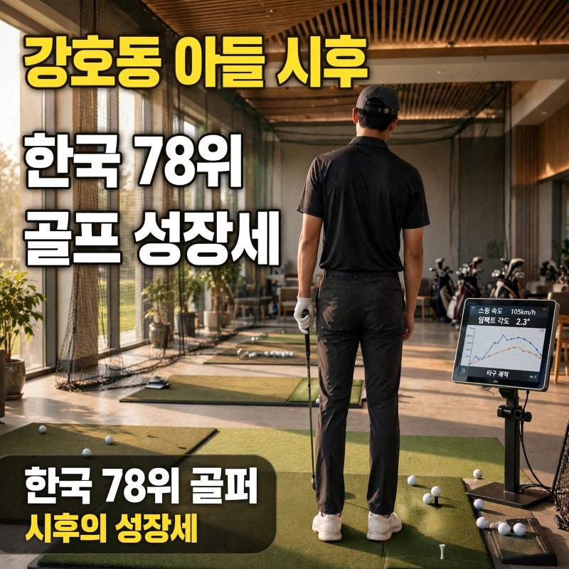 강호동 아들 시후, KGA 78위 골퍼로 주목받은 배경