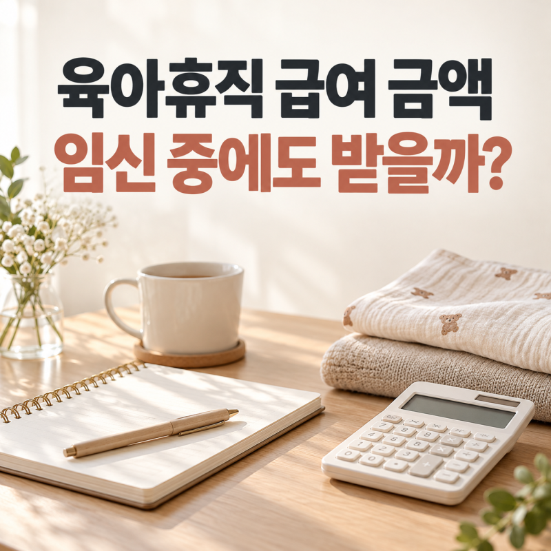 육아휴직 급여 금액, 임신 중 쉬어도 월 250만 원 받을까?