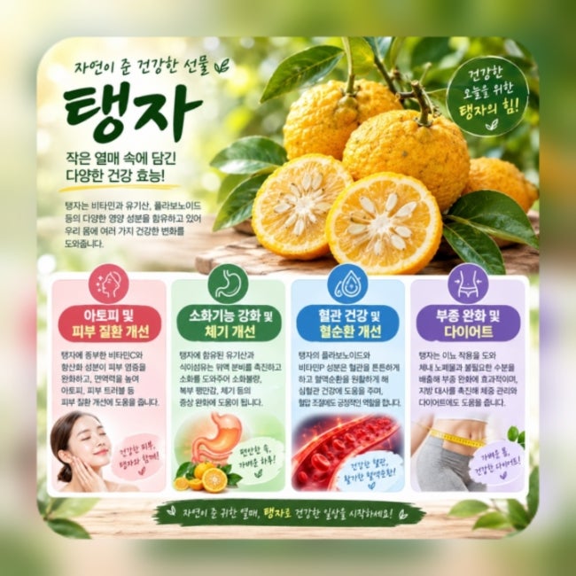 긁지 말고 탱자 하세요! 아토피·가려움증 완화하는 탱자 달인 물 활용법