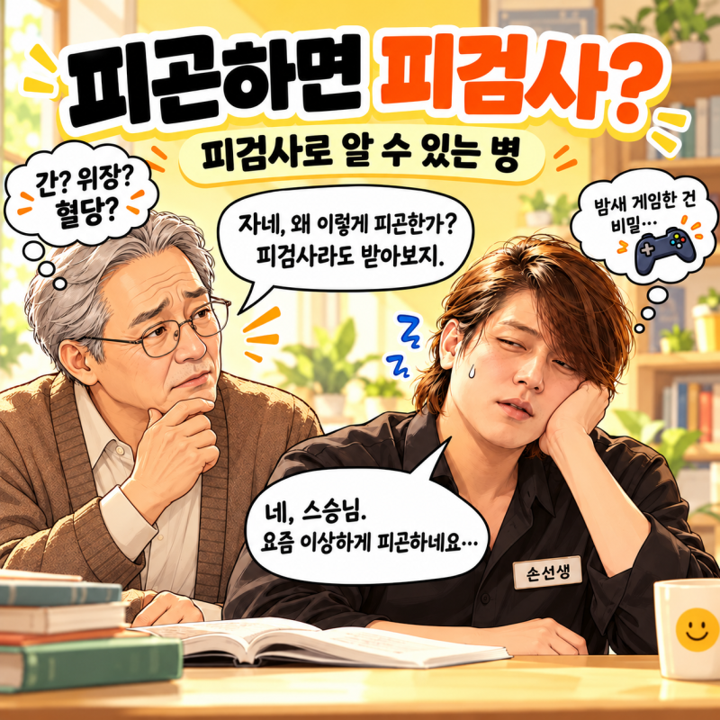 피검사 항목 추가하면 암 수치도 알 수 있나요?