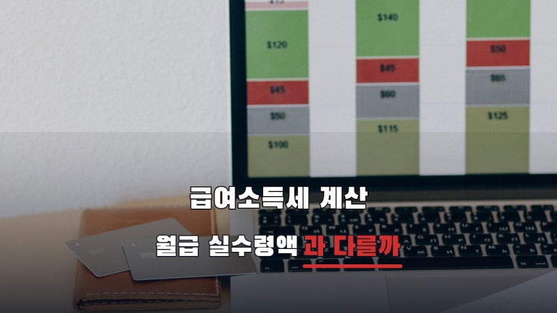 급여소득세계산기, 월급에서 빠지는 세금의 기준