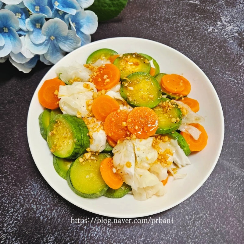 진서연 야채찜 소스, 채소가 이렇게 맛있어? 채소찜 다이어트식
