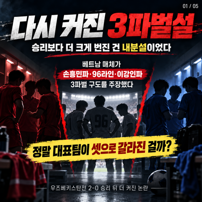 "이강인파까지?..." 베트남 매체 3파벌 주장, 근거 따져보니