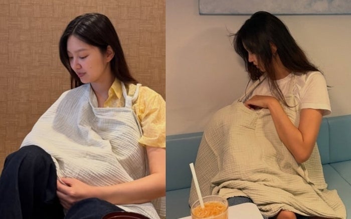 "6개월 완수하고 나 자신 수고 많았다"… 최유화, 카페서 거침없이 모유 수유 일상 공개