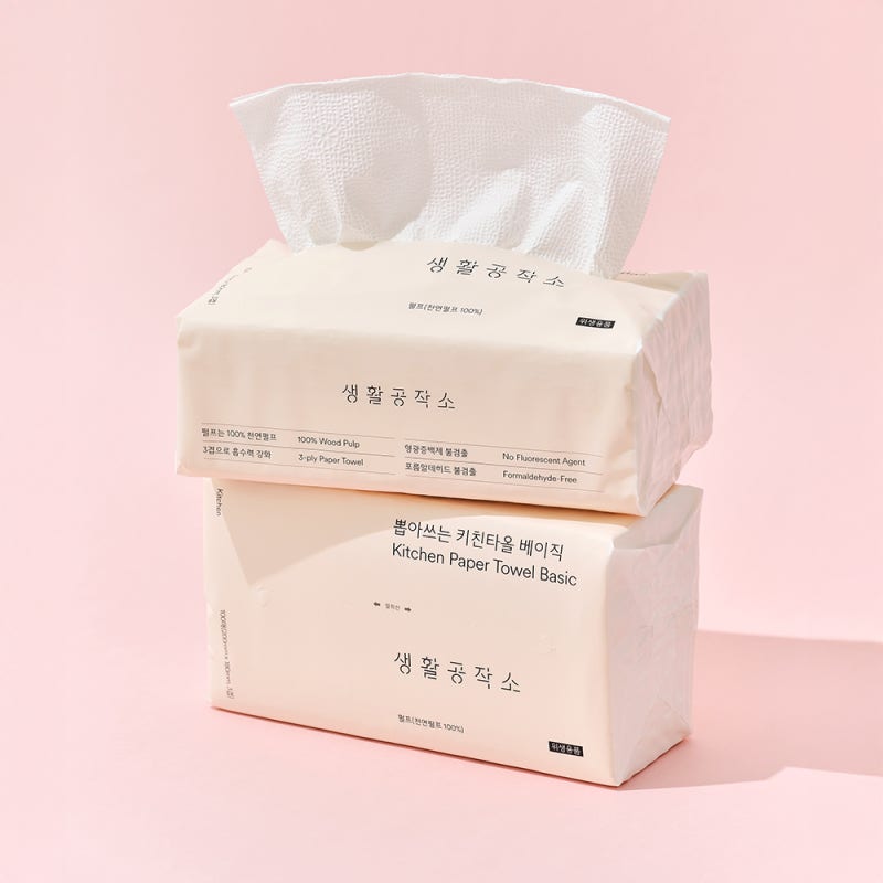 삶의 질 수직 상승! 생활공작소 뽑아쓰는 키친타올 9개 써본 솔직 후기