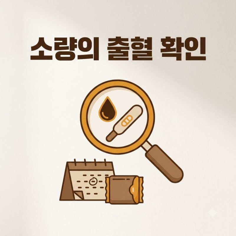 갈색혈 보고 임신인 줄 알았던 착상혈 생리 차이 구분 방법