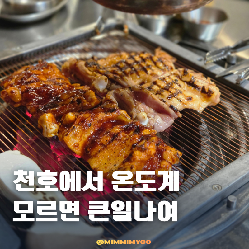 천호 맛집 | 3년 차 주민이 분기마다 찾는 숯불 닭갈비, 온도계 솔직 후기