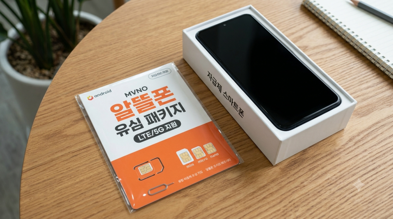 알뜰폰 요금제 셀프 개통 방법과 자급제 폰 결합 절약 꿀팁