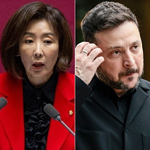 매국노 나경원이 또...우리 정부 비난하며 젤렌스키에 "북한군 포로 한국행 허용 감사 서한"
